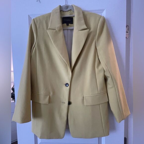 Banana Republic Women's Bright Mustard Blazer - Picture 1 of 5